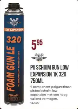 Meno PU Schuim Gun Low Expansion 1K 320 aanbieding