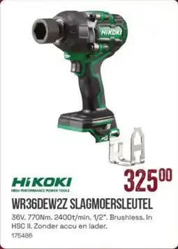 Meno HiKoki WR36DEW2Z Slagmoersleutel aanbieding