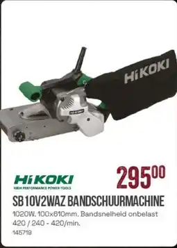 Meno Hikoki SB10V2WAZ bandschuurmachine aanbieding