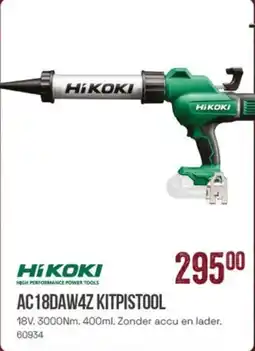 Meno Hikoki AC18DAW4Z Kitpistool aanbieding