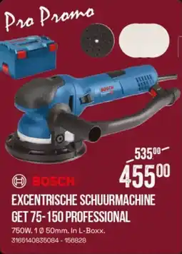 Meno Bosch Excentrische Schuurmachine Get 75-150 Professional aanbieding