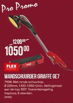 Meno Flex Wandschuurder Giraffe GE7 aanbieding
