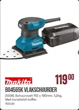 Meno Makita B04565K Vlakschuurder aanbieding
