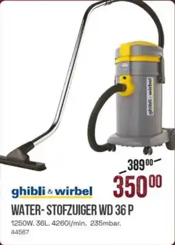 Meno ghibli & wirbel Water stofzuiger WD 36 P aanbieding