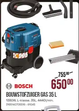 Meno Bosch bouwstofzuiger gas aanbieding