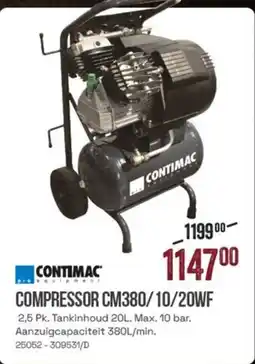 Meno Contimac Compressor CM380/10/20WF aanbieding