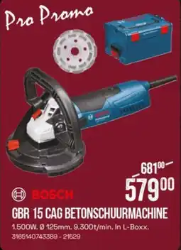 Meno Bosch GBR 15 CAG Betonschuurmachine aanbieding