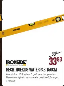 Meno Ironside Rechthoekige Waterpas aanbieding
