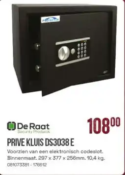 Meno De Raat prive Kluis DS3038 E aanbieding