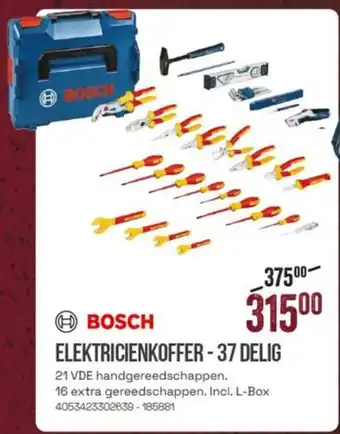 Meno Bosch Elektricienkoffer aanbieding