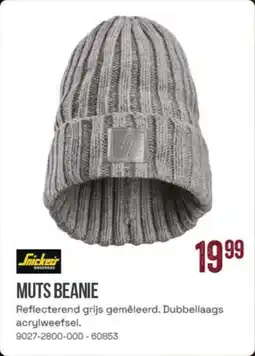 Meno Muts Beanie aanbieding