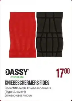 Meno Dassy Fits the Job Kniebeschermers Fides aanbieding
