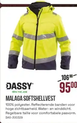 Meno Dassy Malaga Softshellvest aanbieding