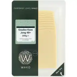 Albert Heijn Wahid Goudse kaas jong 48+ plakken aanbieding