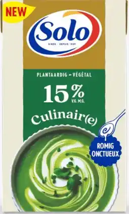 Albert Heijn Solo Plantaardig room 15% culinair bel aanbieding