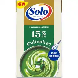 Albert Heijn Solo Plantaardig room 15% culinair bel aanbieding
