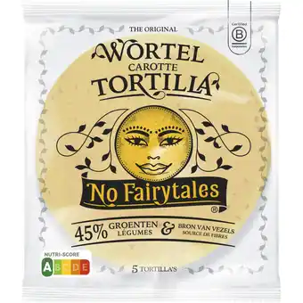 Albert Heijn No Fairytales Wortel tortilla wraps aanbieding
