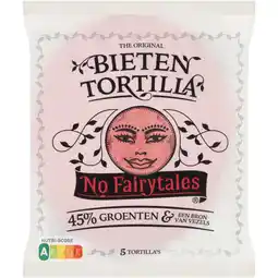 Albert Heijn No Fairytales Bieten tortilla wraps aanbieding