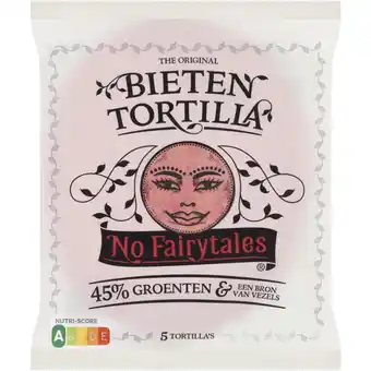 Albert Heijn No Fairytales Bieten tortilla wraps aanbieding