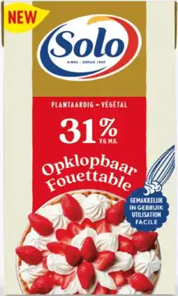 Albert Heijn Solo Plantaardig room 31% opklopbaar bel aanbieding