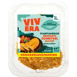 Albert Heijn Vivera Plantaardige krokante schnitzel voordeel aanbieding