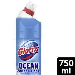 Albert Heijn Glorix Toiletreiniger ocean zonder bleek aanbieding
