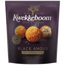 Albert Heijn Kwekkeboom Oven & airfryer black angus bitterballen aanbieding