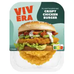 Albert Heijn Vivera Plantaardige crispy chicken burger aanbieding