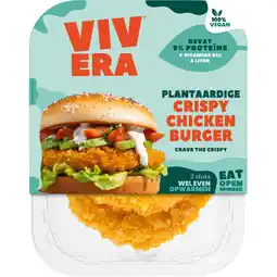Albert Heijn Vivera Plantaardige crispy chicken burger aanbieding