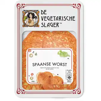 Albert Heijn Vegetarische Slager Spaanse worst aanbieding