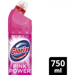 Albert Heijn Glorix pink flower bleek aanbieding