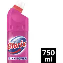 Albert Heijn Glorix pink flower bleek aanbieding