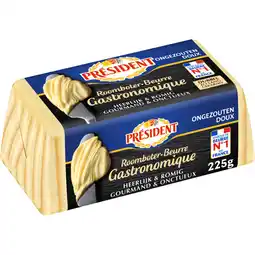 Albert Heijn Président Gastronomique roomboter ongezouten aanbieding