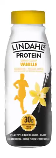 Albert Heijn Lindahls Protein milk vanillesmaak aanbieding