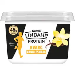 Albert Heijn Lindahls Protein kvarg vanillesmaak aanbieding