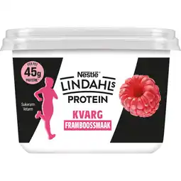 Albert Heijn Lindahls Protein kvarg framboossmaak aanbieding