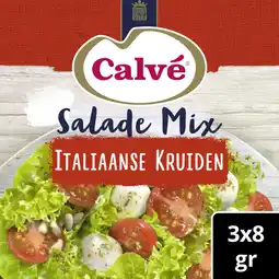 Albert Heijn Calvé Salademix Italiaanse kruiden 3-pack aanbieding