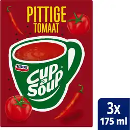 Albert Heijn Unox Cup-a-soup pittige tomaat aanbieding