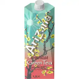 Albert Heijn Arizona Green tea peach with honey aanbieding