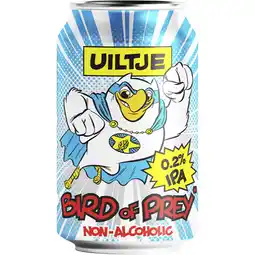 Albert Heijn Uiltje Brewing Bird of prey 0.2% IPA aanbieding