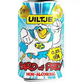 Albert Heijn Uiltje Brewing Bird of prey 0.2% IPA aanbieding