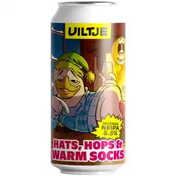 Albert Heijn Uiltje Brewing Hats hops & warm socks aanbieding
