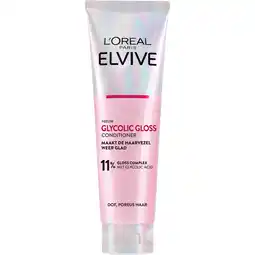Albert Heijn L'Oréal Paris Elvive Glycolic gloss conditioner aanbieding