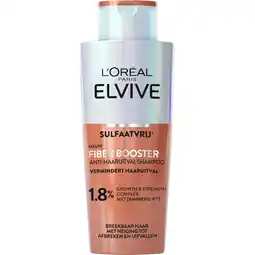 Albert Heijn L'Oréal Paris Elvive Fiber booster anti-haaruitval shampoo aanbieding