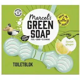 Albert Heijn Marcel's Green Soap Toiletblok lemon ginger aanbieding