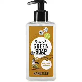 Albert Heijn Marcel's Green Soap Handzeep Sandalwood & Cardamom aanbieding