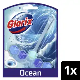 Albert Heijn Glorix Power 5+ ocean wc-blok aanbieding