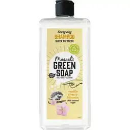 Albert Heijn Marcel's Green Soap Shampoo every day vanilla cherry blossom aanbieding