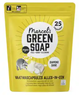 Albert Heijn Marcel's Green Soap Vaatwas capsules all-in-one aanbieding