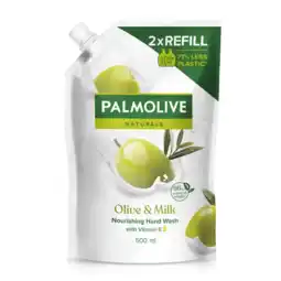 Albert Heijn Palmolive Olijf & melk navulling aanbieding